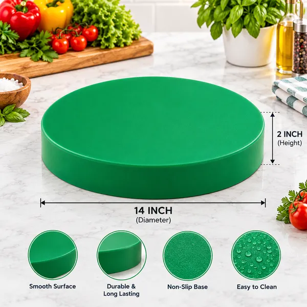 OMKARIXA_Green_HDPE_Chopping_Board,_14_×_2_Inch,_Food_Preparation_Cutting_Board_for_Kitchen