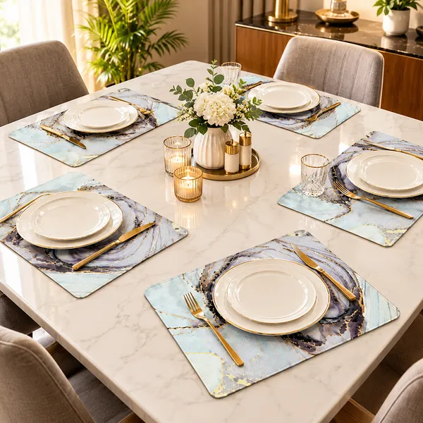 OMKARIXA_Marble_Touch_Placemat_Set_of_6,_45_x_30_cm,_Decorative_Dining_Table_Mats_for_Kitchen_and_Home