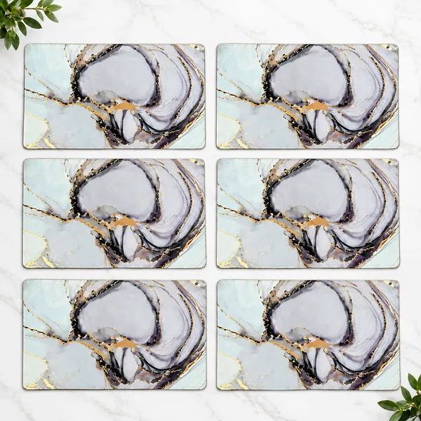 OMKARIXA_Marble_Touch_Placemat_Set_of_6,_45_x_30_cm,_Decorative_Dining_Table_Mats_for_Kitchen_and_Home