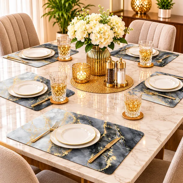 OMKARIXA_Marble_Touch_Placemat_Set_of_6,_45_x_30_cm,_Decorative_Dining_Table_Mats_for_Kitchen_and_Home