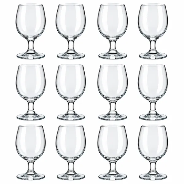 OMKARIXA_Polycarbonate_Water_Goblet_Set_of_12,_Clear_Rebreakable_Drinking_Glasses,_Lightweight_Stemmed_Glassware_for_Indoor_&_Outdoor_Use,_Party,_Restaurant_&_Home_Serving