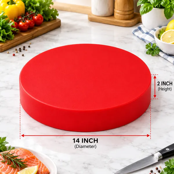 OMKARIXA_Red_HDPE_Chopping_Board,_14_×_2_Inch,_Food_Preparation_Cutting_Board_for_Kitchen