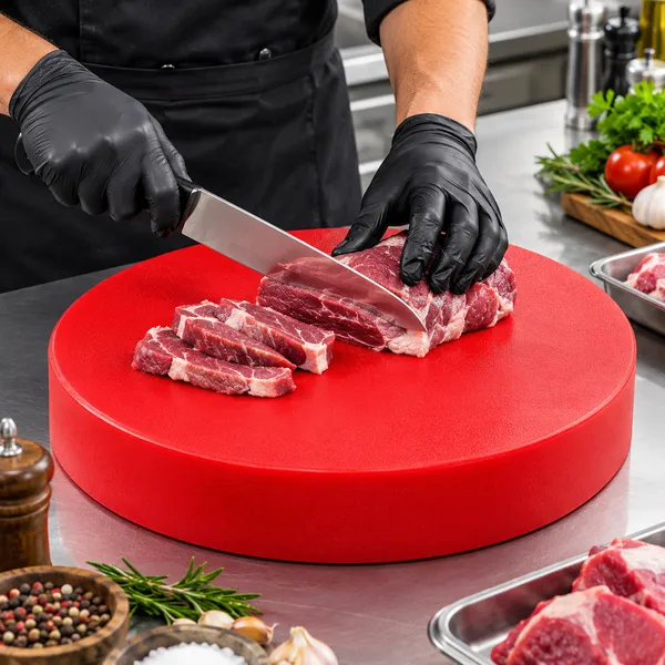 OMKARIXA_Red_HDPE_Chopping_Board,_14_×_2_Inch,_Food_Preparation_Cutting_Board_for_Kitchen