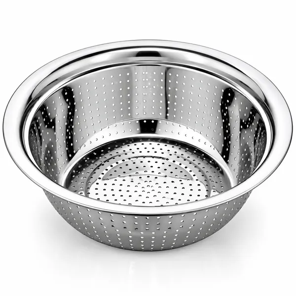OMKARIXA_Stainless_Steel_Colander_Bowl_22_cm,_Food_Strainer_for_Washing_Rice,_Fruits_&_Vegetables,_Draining_Pasta_and_Kitchen_Use
