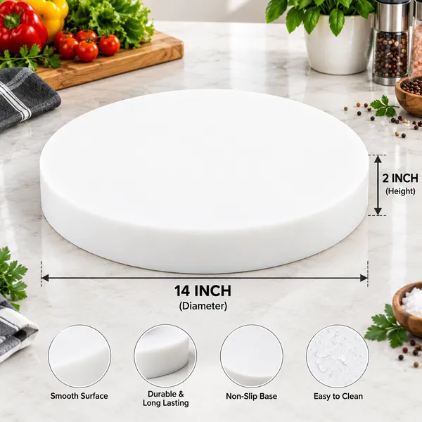 OMKARIXA_White_HDPE_Chopping_Board,_14_×_2_Inch,_Food_Preparation_Cutting_Board_for_Kitchen