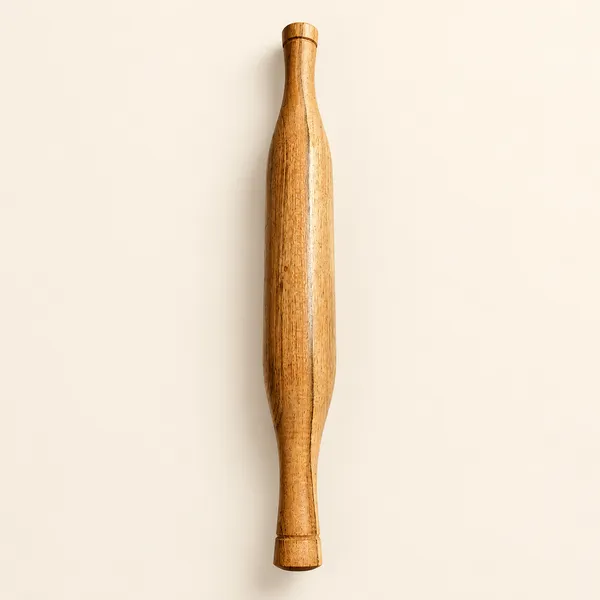 OMKARIXA_Wooden_Chakla_Belan_Set,_9.5_Inch_Rolling_Board_with_13_Inch_Rolling_Pin_for_Roti,_Chapati,_Paratha_&_Dough_Rolling
