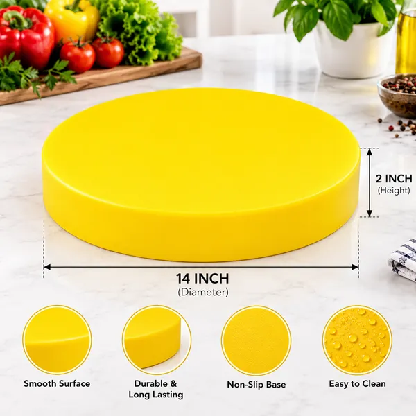 OMKARIXA_Yellow_HDPE_Chopping_Board,_14_×_2_Inch,_Food_Preparation_Cutting_Board_for_Kitchen