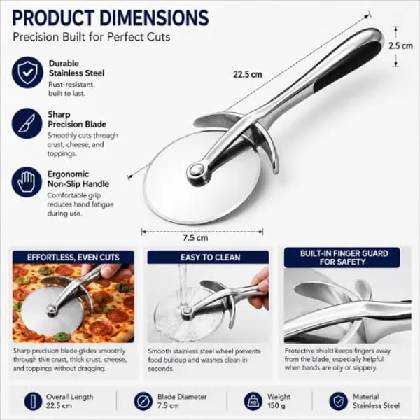 OMKARIXA_Classic_Pizza_Cutter_Wheel_|_Zinc_Alloy_Pizza_Cutter_Slicer_|_Sharp_Pizza_Cutting_Wheel_with_Non-Slip_Handle_|_Suitable_for_Pizza,_Waffles,_Pastries_&_Flatbread