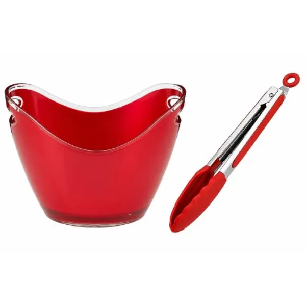 Wine_Bucket_and_Ice_Tong_Red