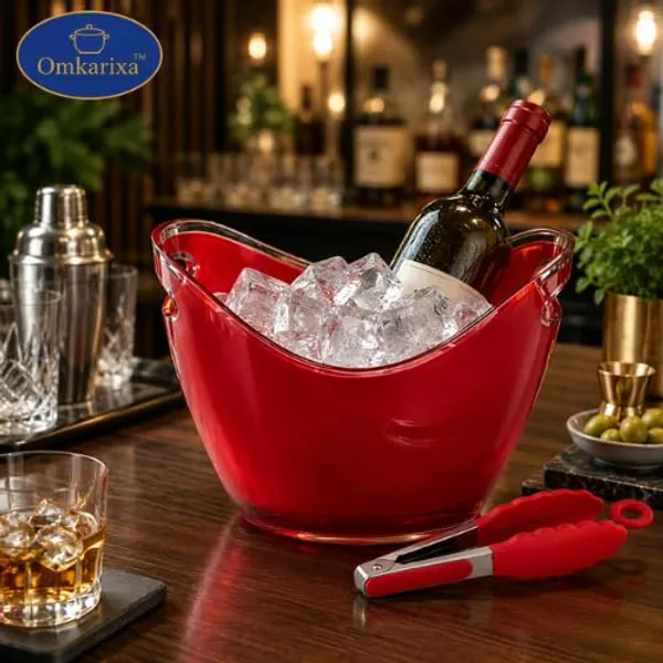 Wine_Bucket_and_Ice_Tong_Red
