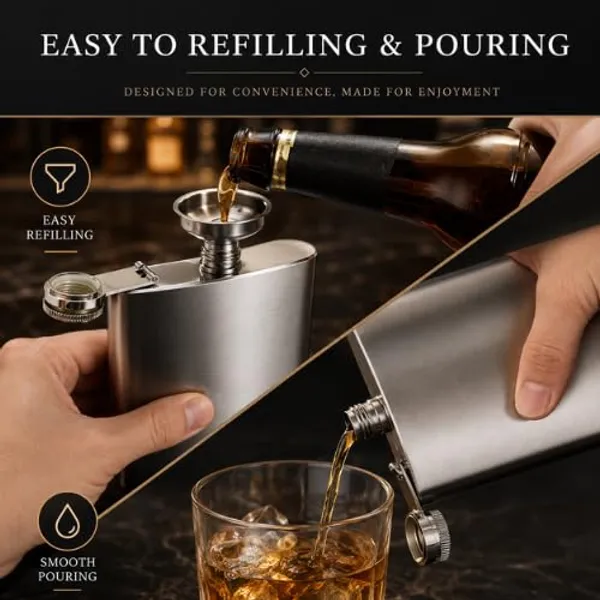 OMKARIXA_7_OZ_Stainless_Steel_Hip_Flask,_200ml_Pocket_Bottle