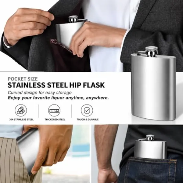 OMKARIXA_7_OZ_Stainless_Steel_Hip_Flask,_200ml_Pocket_Bottle