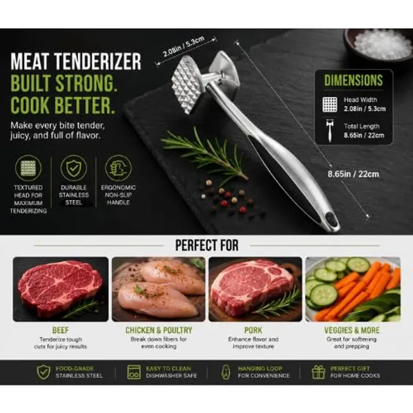OMKARIXA_Heavy_Duty_Meat_Tenderizer_Zinc_Alloy_Meat_Mallet