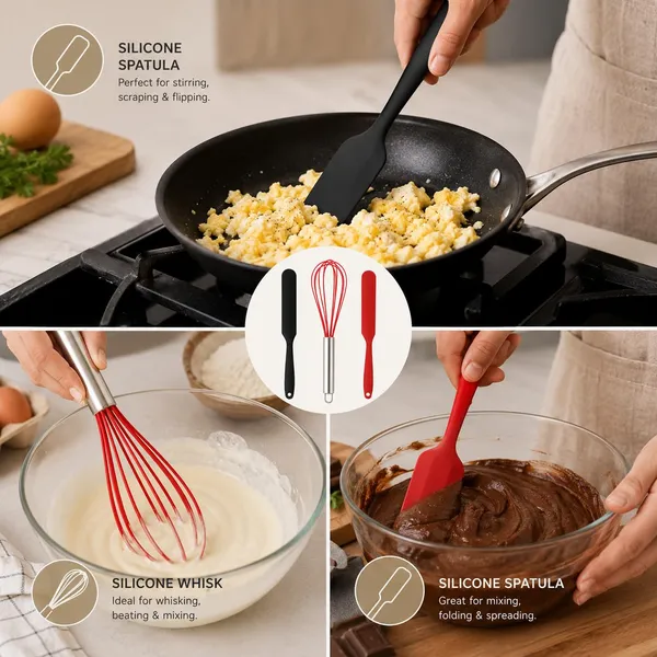 OMKARIXA_Silicone_Spatula_Set_of_3_|_2_Jar_Spatulas_&_1_Whisk_|_Heat-Resistant_Non-Stick_Kitchen_Utensils_for_Cooking,_Baking_&_Mixing_|_Red_&_Black