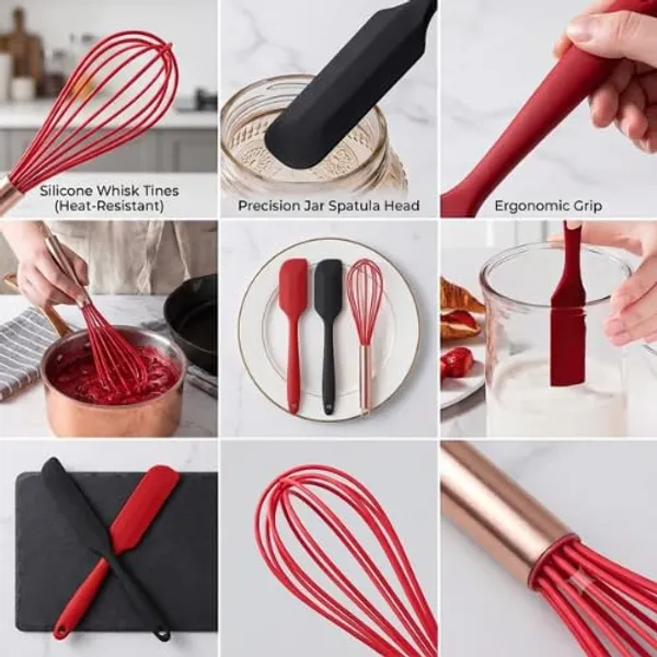 OMKARIXA_Silicone_Spatula_Set_of_3_|_2_Jar_Spatulas_&_1_Whisk_|_Heat-Resistant_Non-Stick_Kitchen_Utensils_for_Cooking,_Baking_&_Mixing_|_Red_&_Black