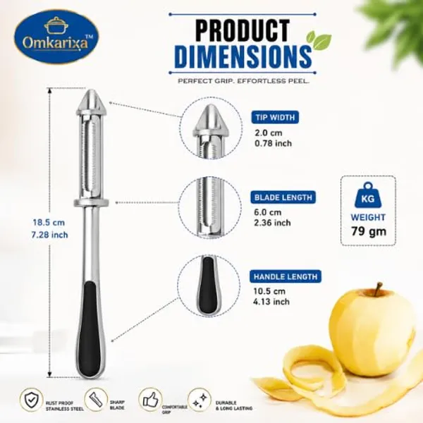 OMKARIXA_3-in-1_Stainless_Steel_Vegetable_Peeler_with_Julienne