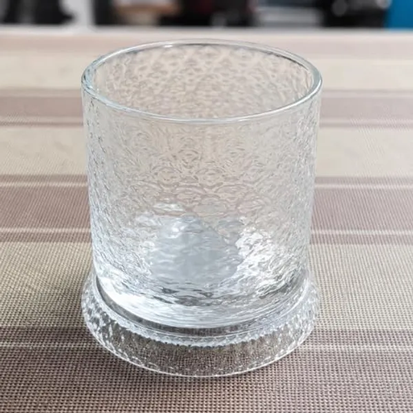 OMKARIXA_Spinning_Glass_with_Coaster_Set_of_1,_180ml_Tumbler