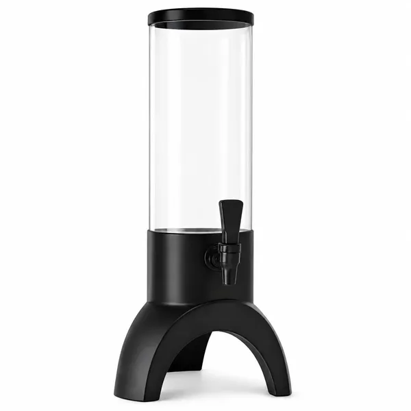 OMKARIXA_3_L_Polycarbonate_Tabletop_Beverage_Dispenser_Tower_|_Black