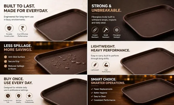 OMKARIXA_Rectangle_Anti-Skid_Serving_Tray_14_X_18_Inch_|_Lightweight_Unbreakable_Multipurpose_Tea_&_Snack_Serving_Tray