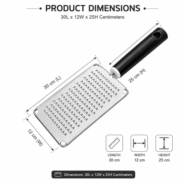 OMKARIXA_Stainless_Steel_Hand_Grater_|_Multipurpose_Kitchen_Grater_for_Vegetables,_Cheese,_Ginger,_Garlic_&_Chocolate_|_Pack_of_1