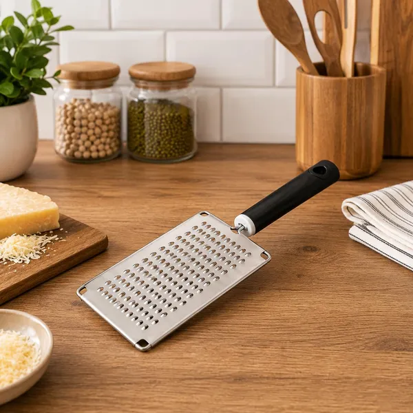 OMKARIXA_Stainless_Steel_Hand_Grater_|_Multipurpose_Kitchen_Grater_for_Vegetables,_Cheese,_Ginger,_Garlic_&_Chocolate_|_Pack_of_1