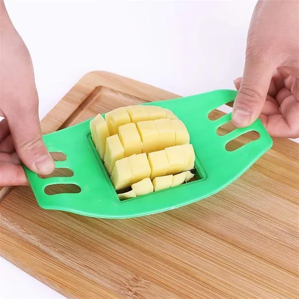 OMKARIXA_French_Fry_Potato_Cutter_|_Vegetable_&_Fruit_Slicer_Chopper_|_ABS_Body_with_Stainless_Steel_Blades_|_Manual_Kitchen_Cutter_for_Potato,_Onion_&_Vegetables_|_Color_as_per_Availability