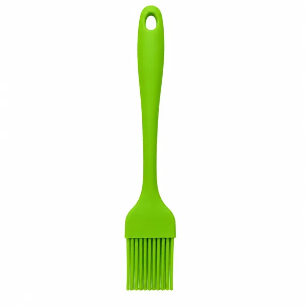 OMKARIXA_Silicone_Pastry_Brush_|_24_cm_Heat_Resistant_Oil_&_Basting_Brush_|_Baking,_Grilling,_Barbecue_&_Cooking_Brush_|_Green_|_Pack_of_1