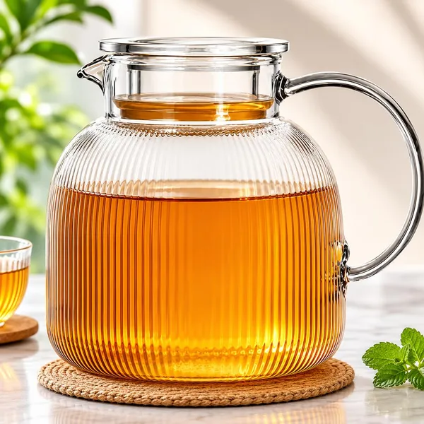 OMKARIXA_Water_Pitcher_with_Lid_&_Spout_|_1.5_L_Clear_Acrylic_Fridge_Jug_|_Multipurpose_Water_&_Juice_Serving_Pitcher_for_Kitchen,_Dining_&_Home