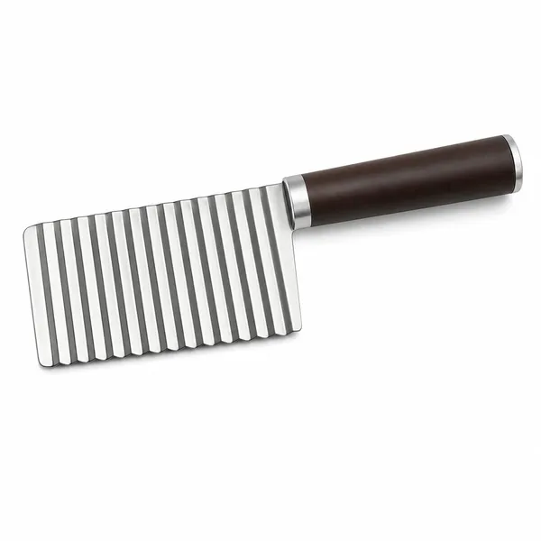 OMKARIXA_Stainless_Steel_Crinkle_Cutter_Knife_|_Wavy_Vegetable_&_Fruit_Slicer_|_Potato_Cutter_for_French_Fries,_Chips,_Salad_&_Food_Garnishing_|_Pack_of_1