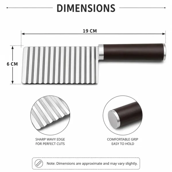 OMKARIXA_Stainless_Steel_Crinkle_Cutter_Knife_|_Wavy_Vegetable_&_Fruit_Slicer_|_Potato_Cutter_for_French_Fries,_Chips,_Salad_&_Food_Garnishing_|_Pack_of_1
