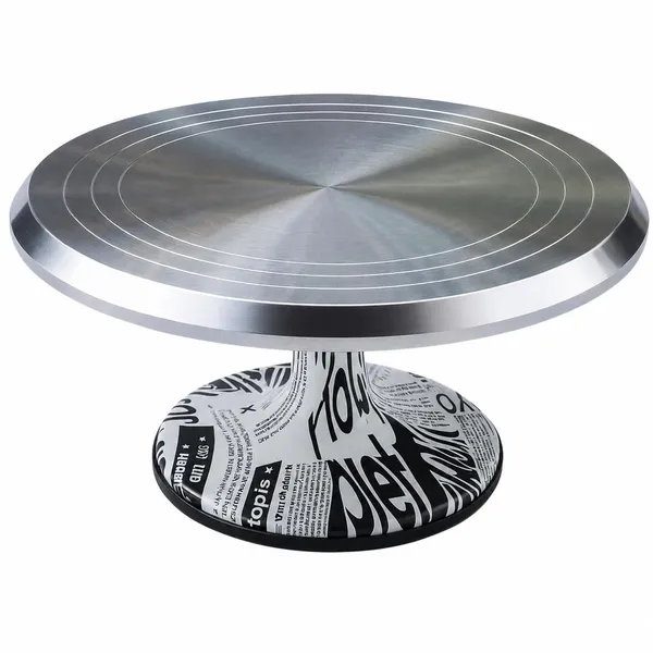 OMKARIXA_Cake_Decorating_Turntable_|_Rotating_Cake_Stand_&_Cake_Spinner_|_Cake_Holder_for_Icing,_Frosting_&_Decorating_Cakes_and_Desserts_|_Pack_of_1