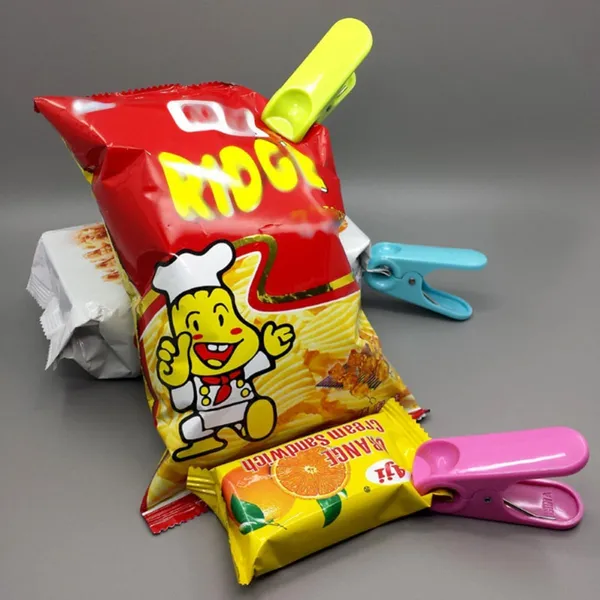 OMKARIXA_Food_Sealing_Clips_&_Clothespins_|_ABS_Bag_Clips_for_Snack,_Food_Packaging_&_Clothes_Drying_|_Random_Color_|_Pack_of_3