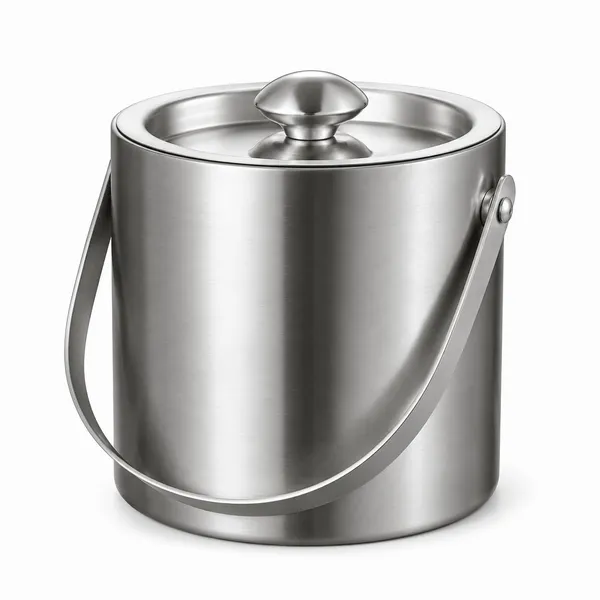 OMKARIXA_Double_Walled_Stainless_Steel_Insulated_Ice_Bucket_with_Lid_|_1_Litre_Ice_Bucket_for_Home,_Bar_&_Parties_|_Pack_of_1