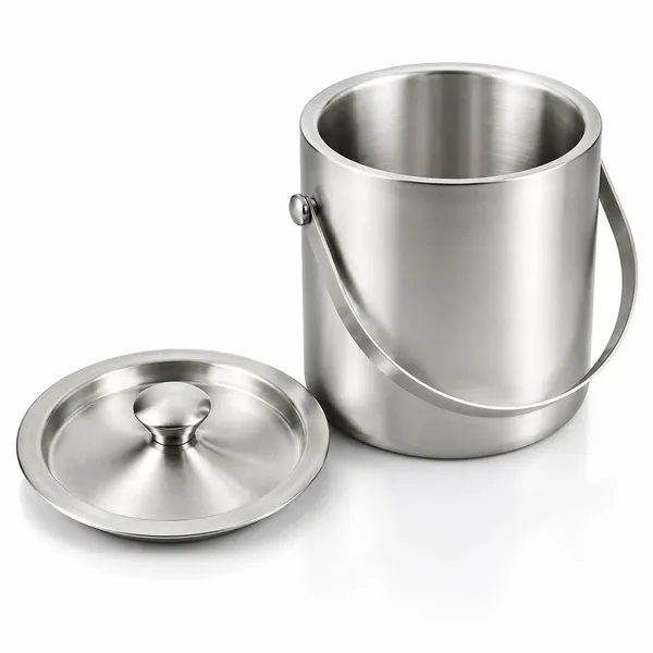 OMKARIXA_Double_Walled_Stainless_Steel_Insulated_Ice_Bucket_with_Lid_|_1_Litre_Ice_Bucket_for_Home,_Bar_&_Parties_|_Pack_of_1