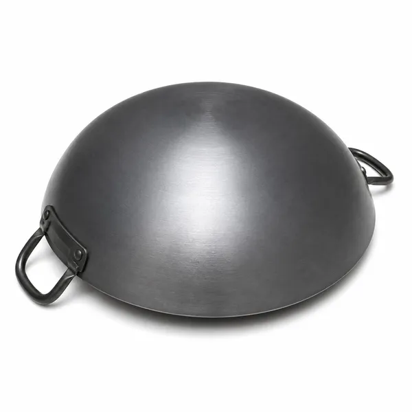 OMKARIXA_Carbon_Steel_Wok_40_cm_|_Double_Riveted_Handles_|_1.5_mm_Thick_Wok_for_Stir_Fry,_Deep_Fry_&_Everyday_Cooking_|_Pack_of_1