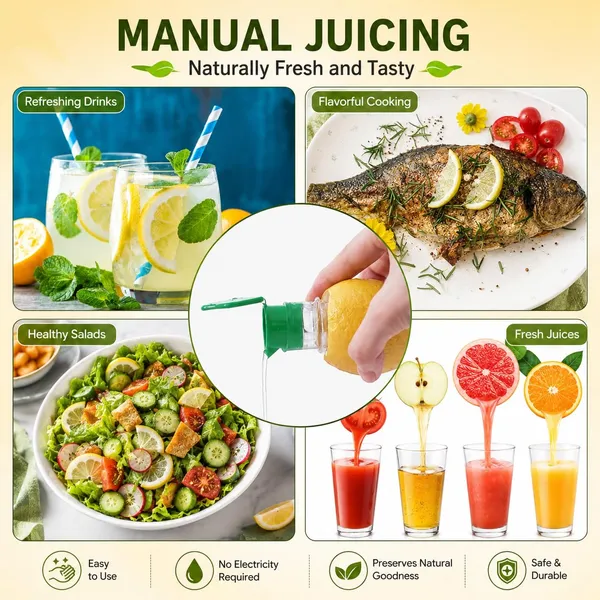 OMKARIXA_Manual_Lemon_Squeezer_with_Lid_&_Built-in_Filter_|_Clear_Citrus_Juice_Extractor_for_Lemon,_Lime_&_Orange_|_Portable_Handheld_Twist_Juicer_|_Pack_of_1