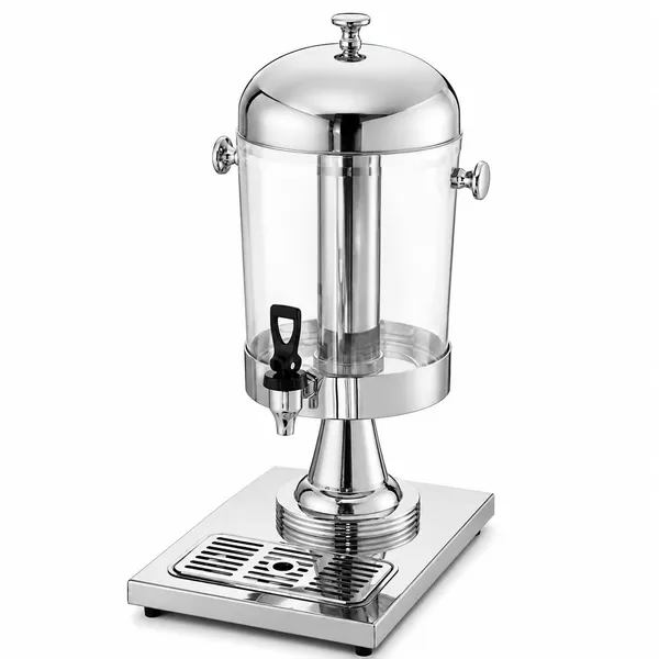 OMKARIXA_8_Litre_Juice_Dispenser_with_Tap_|_Polycarbonate_Beverage_Container_with_Stainless_Steel_Ice_Stick_|_Cold_Drink_&_Juice_Dispenser_for_Hotels,_Restaurants_&_Catering