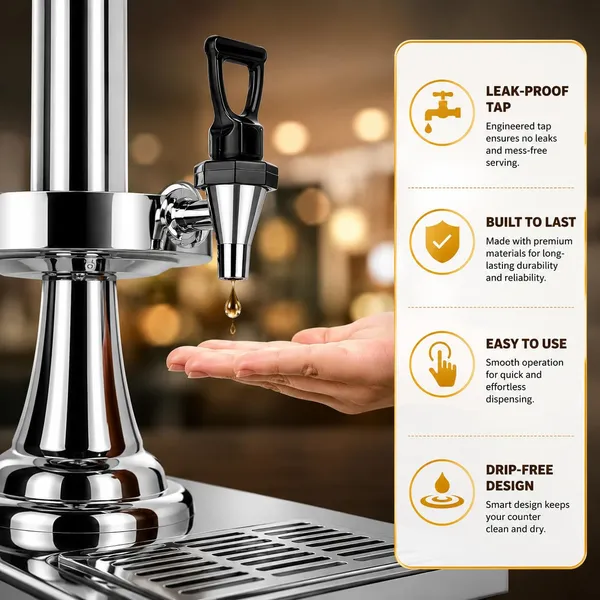 OMKARIXA_8_Litre_Juice_Dispenser_with_Tap_|_Polycarbonate_Beverage_Container_with_Stainless_Steel_Ice_Stick_|_Cold_Drink_&_Juice_Dispenser_for_Hotels,_Restaurants_&_Catering