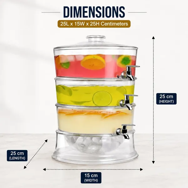 OMKARIXA_6_Litre_3-Layer_Tabletop_Beverage_Dispenser_with_Faucet_&_Ice_Container_|_Juice,_Water_&_Cold_Drink_Dispenser_for_Home,_Restaurant_&_Party