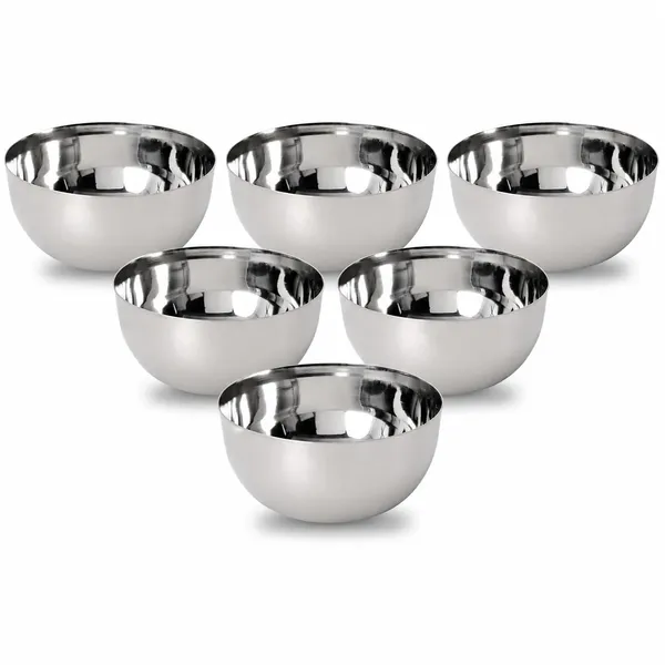 OMKARIXA_Stainless_Steel_Small_Bowls_Set_of_6_|_Heavy_Gauge_Apple_Vati_Katori_|_Chutney_&_Snack_Bowls_|_Mirror_Finish_|_90_ml
