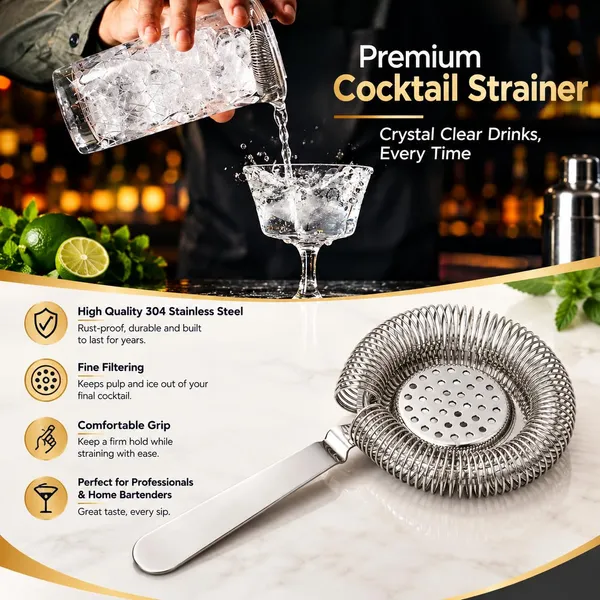 OMKARIXA_Cocktail_Strainer_Stainless_Steel_Bar_Strainer_with_Detachable_Spring_for_Cocktails,_Mocktails,_Drinks,_Home_Bar_&_Restaurant