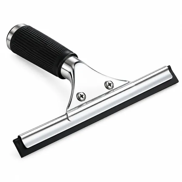 OMKARIXA_Stainless_Steel_Glass_Squeegee_25cm_|_Black_Window_Glass_Cleaning_Wiper_with_Handle_|_Streak-Free_Glass_Cleaner_for_Home,_Bathroom,_Shower_&_Car