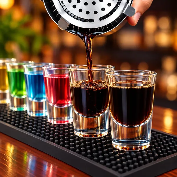 OMKARIXA_Bar_Mats_Set_of_2,_24_by_3_Inches_|_Black_Spill_Proof_Countertop_Mat_for_Home_Bar,_Restaurant_&_Coffee_Shop