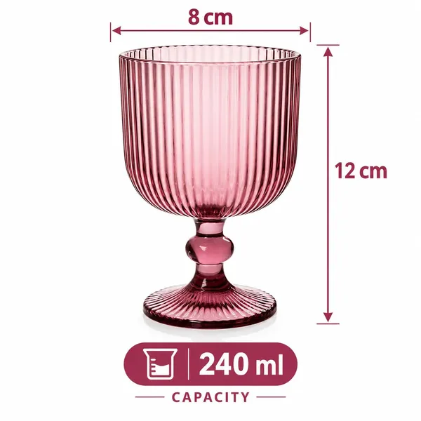OMKARIXA_Set_of_6_Striped_Glass_Goblets,_240_ml_|_Coloured_Drinking_Glasses_for_Water,_Cocktails_&_Aperitifs