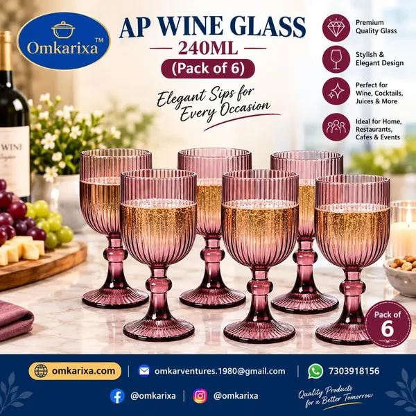OMKARIXA_Set_of_6_Striped_Glass_Goblets,_240_ml_|_Coloured_Drinking_Glasses_for_Water,_Cocktails_&_Aperitifs