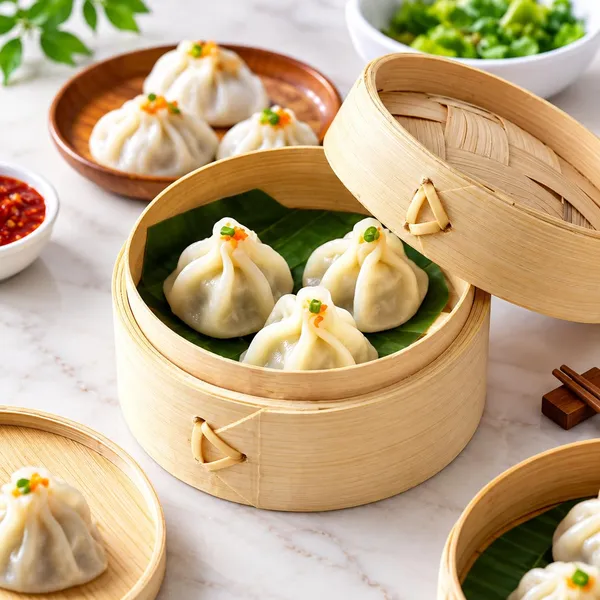 OMKARIXA_Bamboo_Steamer_Basket_12_Inch_with_Lid_|_Natural_Wooden_Steamer_for_Momos,_Dumplings,_Dim_Sum_&_Vegetables