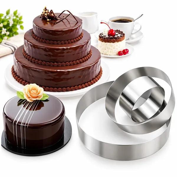 OMKARIXA_Stainless_Steel_Round_Cake_Ring_Mould_Set_of_3_|_Small,_Medium_&_Large_|_Cake_Baking_&_Layering_Moulds