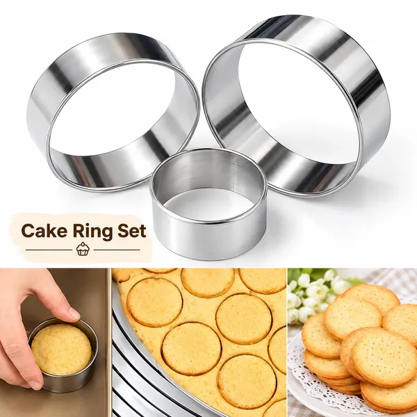OMKARIXA_Stainless_Steel_Round_Cake_Ring_Mould_Set_of_3_|_Small,_Medium_&_Large_|_Cake_Baking_&_Layering_Moulds