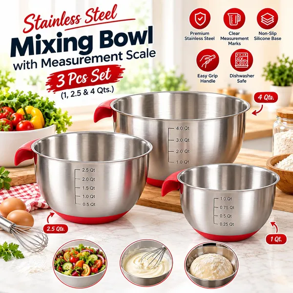 OMKARIXA_Mixing_Bowl_Set_of_3_with_Measurement_Scale_|_1,_2.5_&_4_Qt_|_Kitchen_Bowls