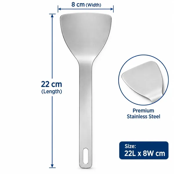 OMKARIXA_Stainless_Steel_Rocket_Serving_Spoon_|_Flat_Spatula_Dosa_Turner_Palta_|_Kitchen_Cooking_&_Serving_Utensil